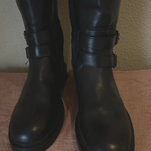 Sam Edelman Freda Leather Tall Boots in Black Size 8 M $225 NEW No Box - Picture 4 of 16